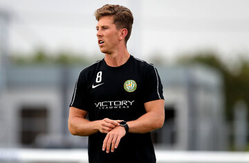 John Sullivan in training kit.